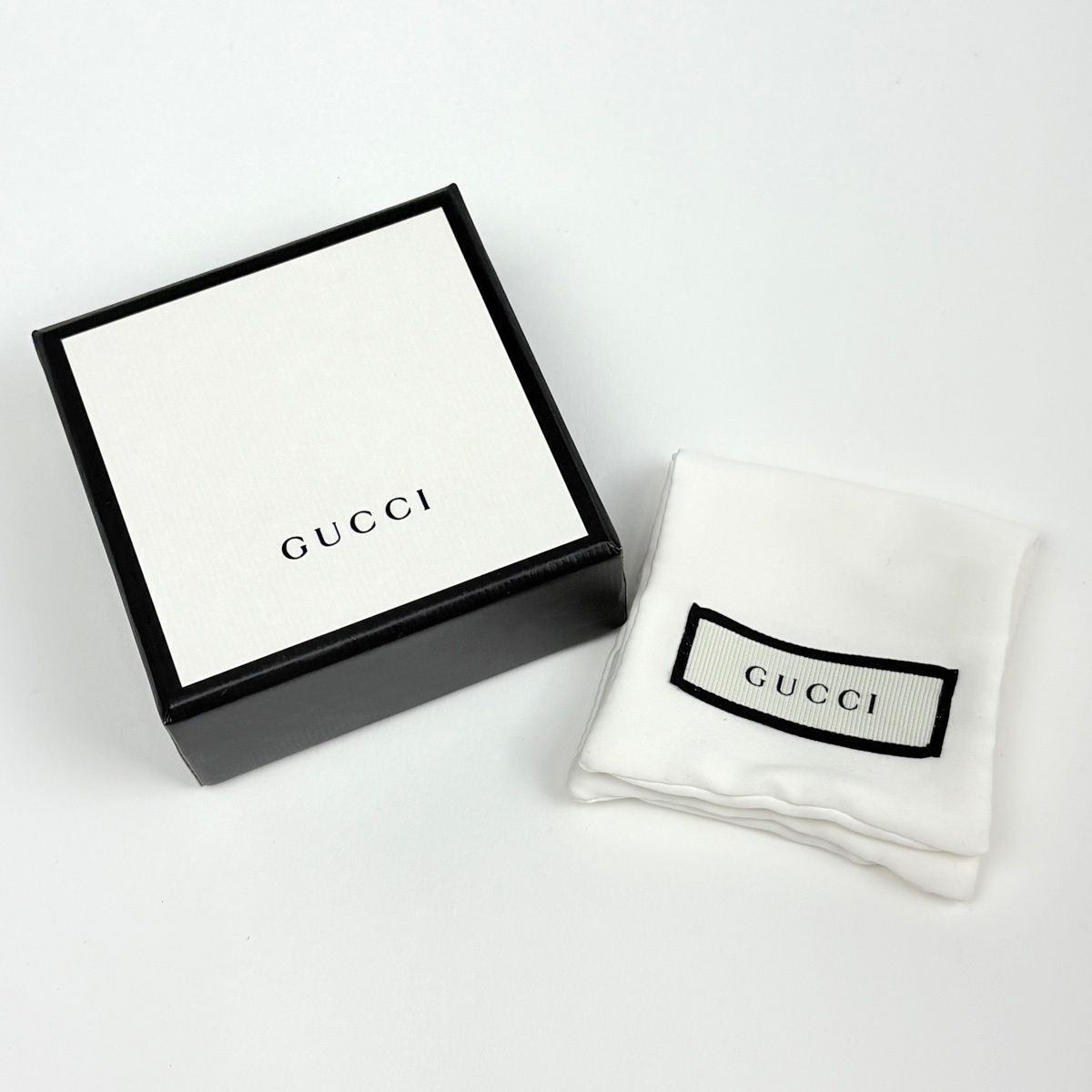 Gucci Logo Earrings Heart Motif 925 Sterling Silver — view 5