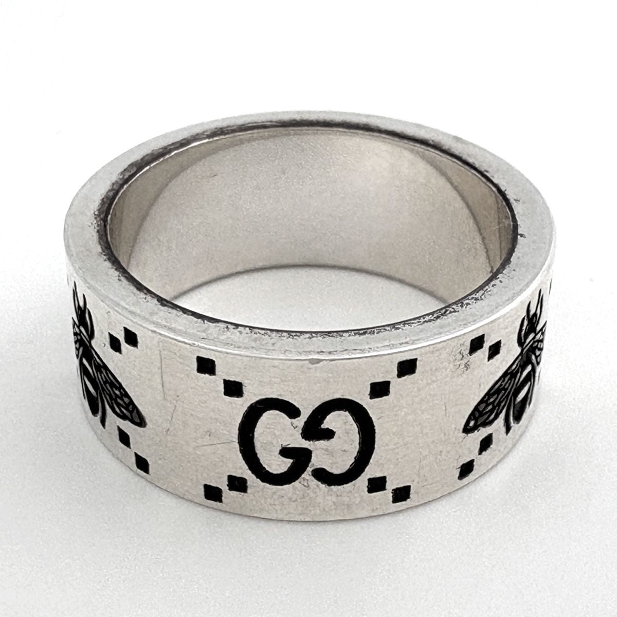 Gucci GG & Bee Ring 925 Sterling Silver — view 3