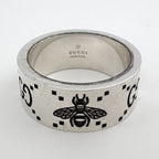 Gucci GG & Bee Ring 925 Sterling Silver — view 2