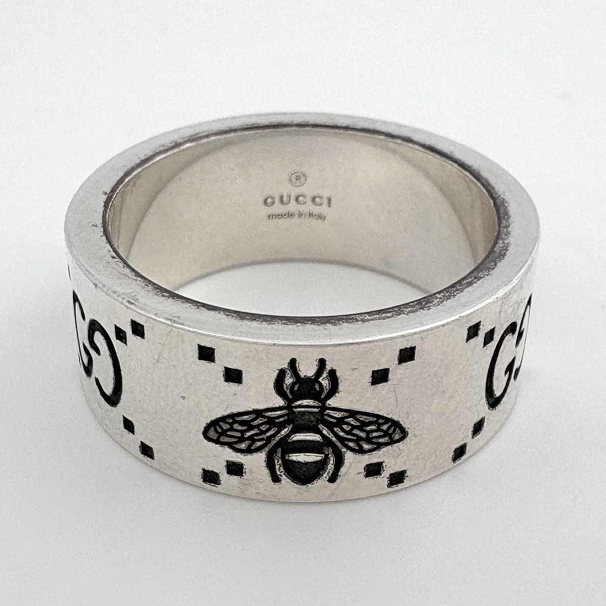 Gucci GG & Bee Ring 925 Sterling Silver — view 2