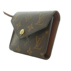Louis Vuitton Portefeuille Victorine Monogram Trifold Wallet Compact Canvas — view 3