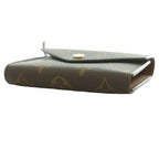 Louis Vuitton Portefeuille Victorine Monogram Trifold Wallet Compact Canvas — view 4