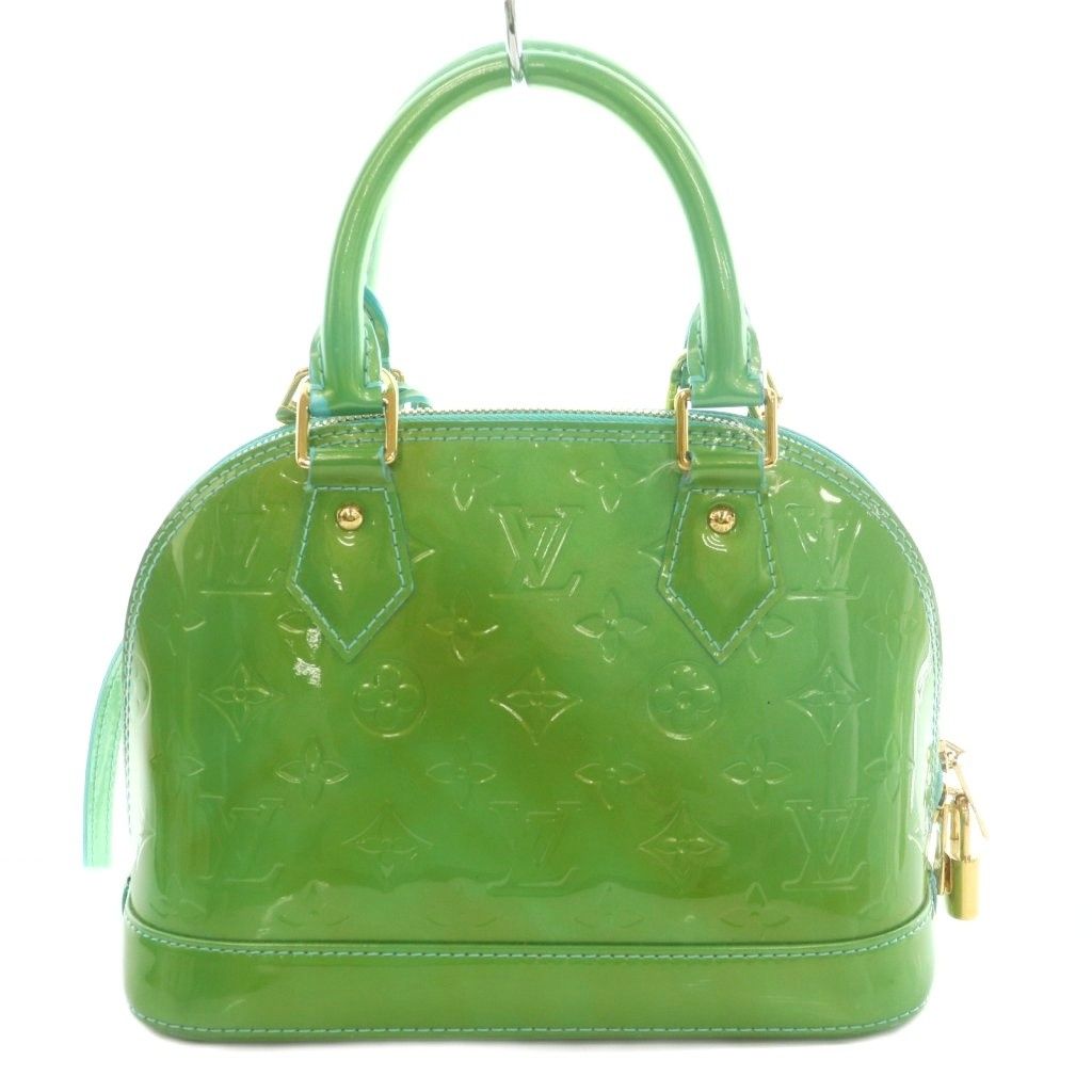Louis Vuitton Vernis Alma Monogram PM Satchel 2-Way Hand Shoulder Logo Embossed — view 3