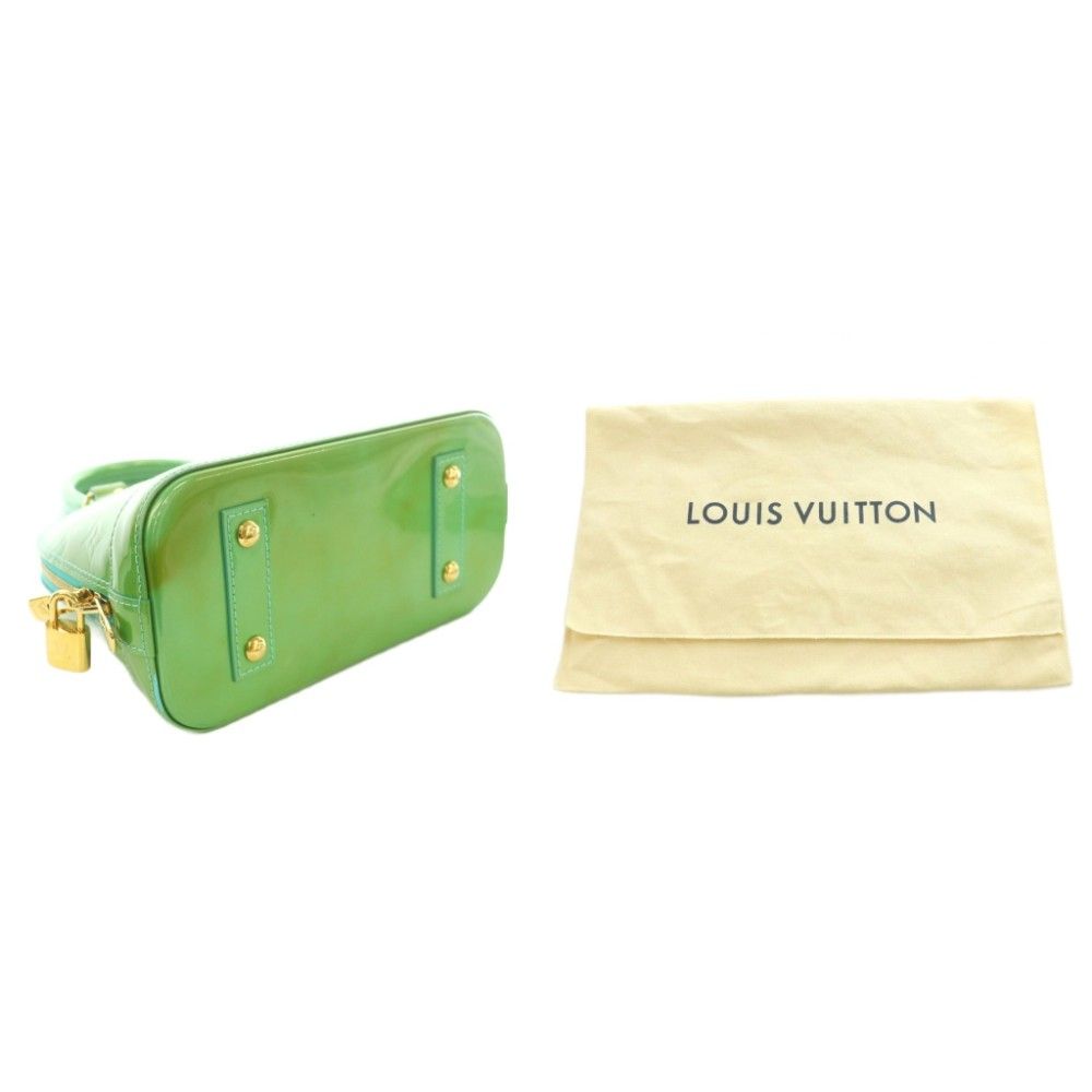 Louis Vuitton Vernis Alma Monogram PM Satchel 2-Way Hand Shoulder Logo Embossed — view 7
