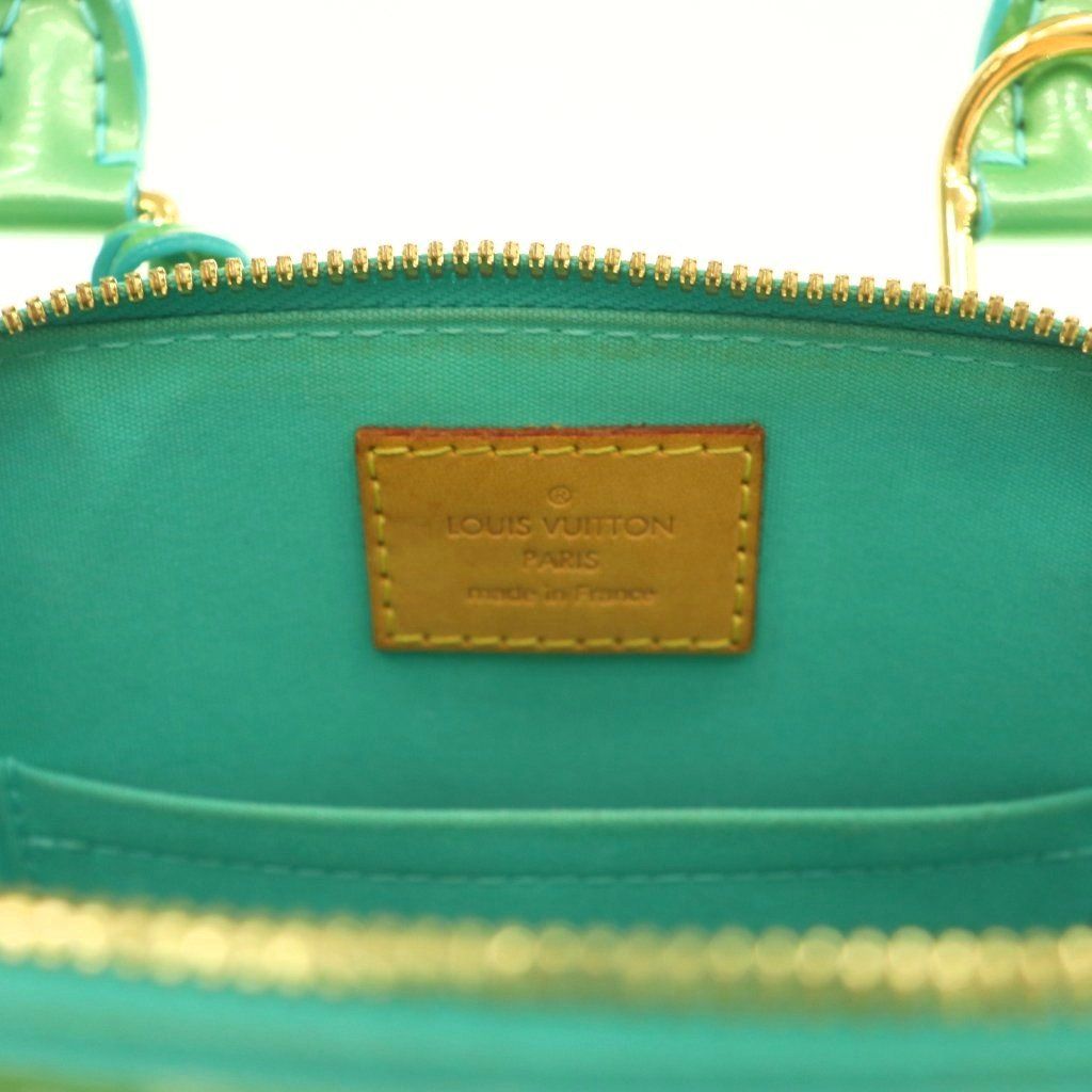 Louis Vuitton Vernis Alma Monogram PM Satchel 2-Way Hand Shoulder Logo Embossed — view 4
