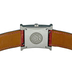 Hermes Watch SS Leather Diamond Automatic Winding White — view 4