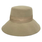 Dior Hat 56 D-bobby Wide Brim Beige Rabbit