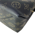 Louis Vuitton Handbag Mahina Picobella Noir Gold Chain Handle Leather Cowhide — view 7
