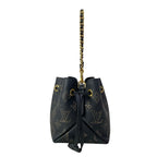 Louis Vuitton Handbag Mahina Picobella Noir Gold Chain Handle Leather Cowhide — view 2