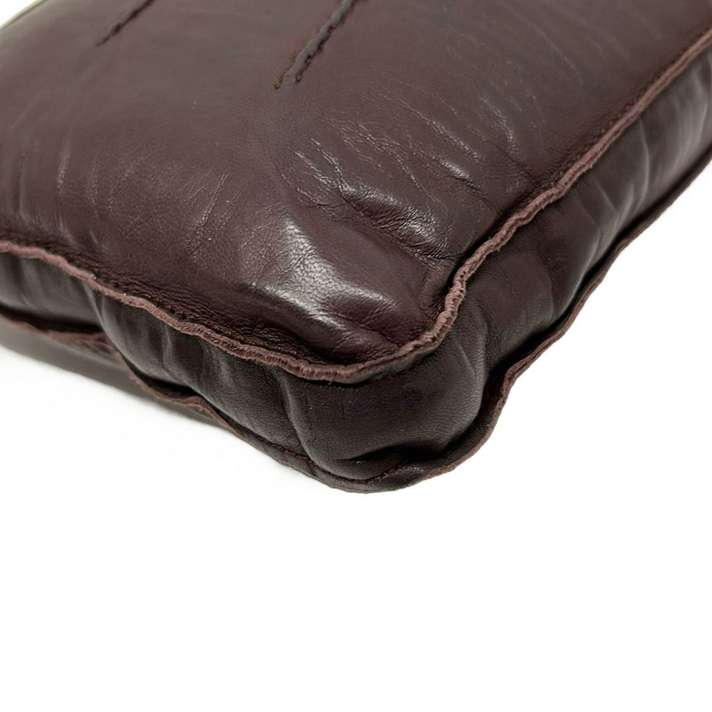 Hermes Shoulder Bag Tudo Dark Brown — view 6