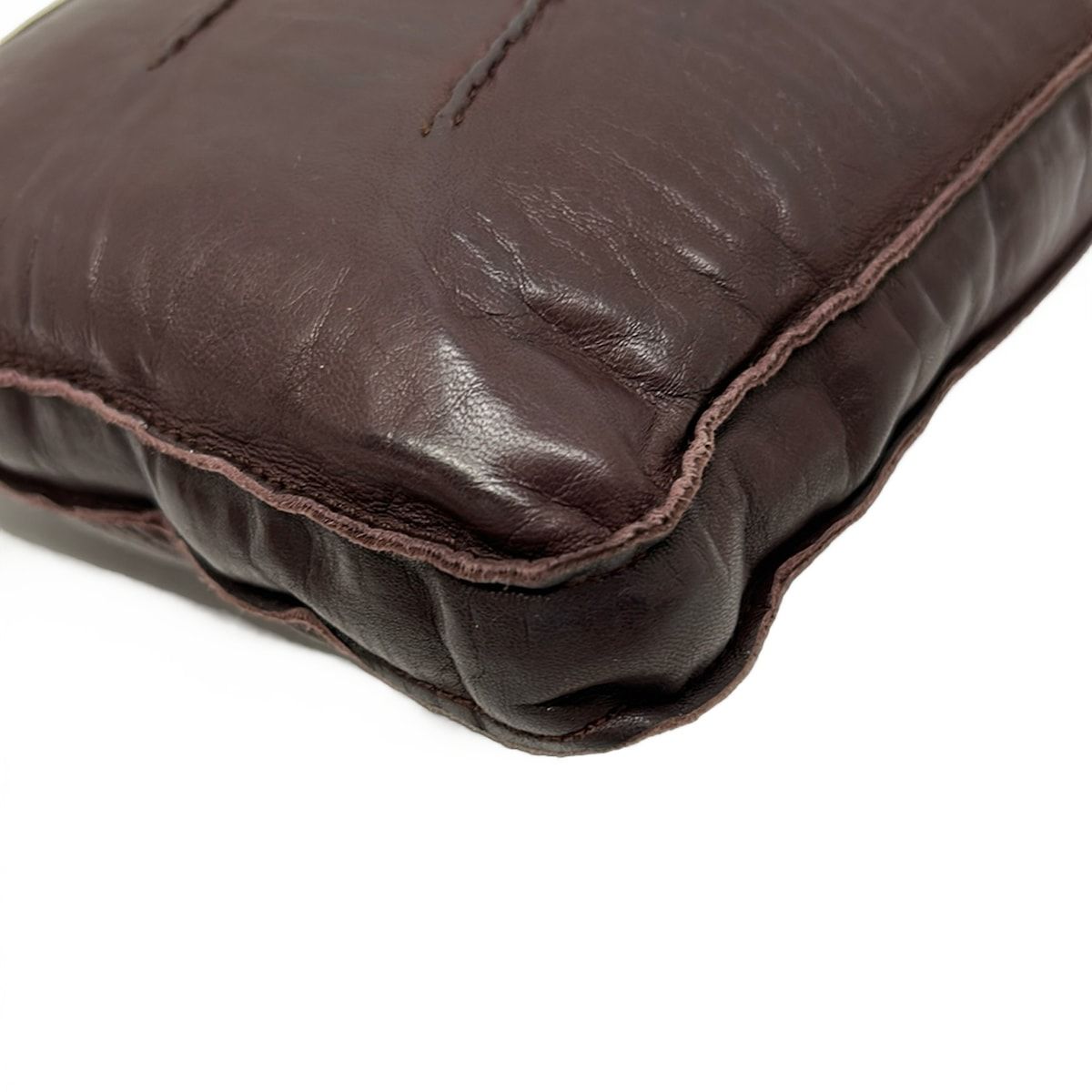 Hermes Shoulder Bag Tudo Dark Brown — view 6