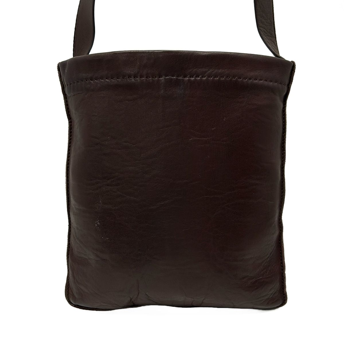 Hermes Shoulder Bag Tudo Dark Brown — view 3