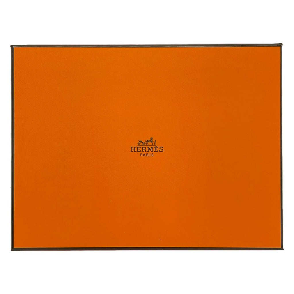 Hermes Pouch Black Brown Leather — view 6