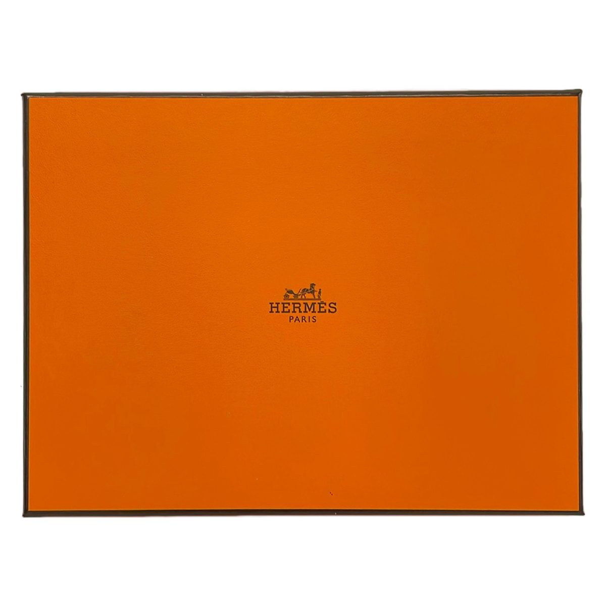 Hermes Pouch Black Brown Leather — view 6