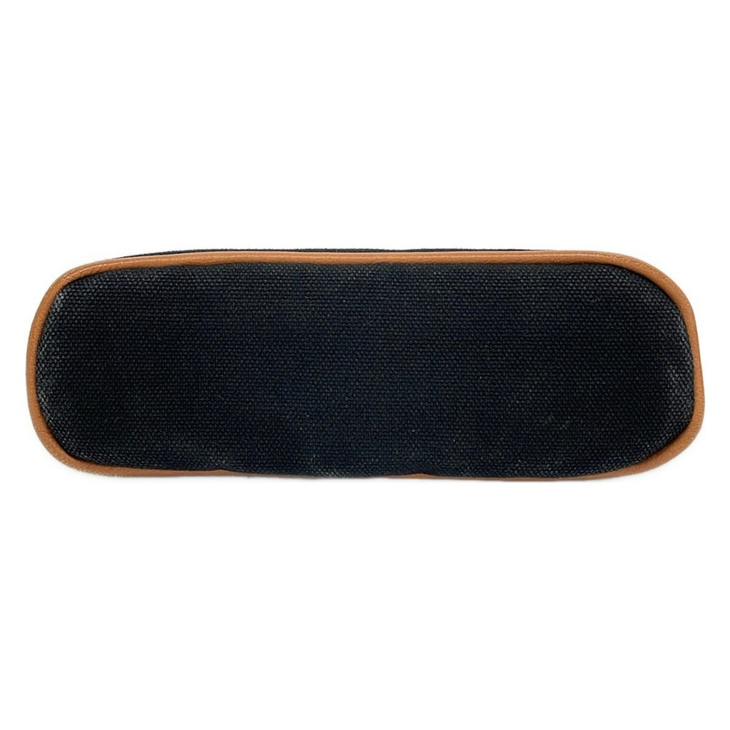 Hermes Pouch Black Brown Leather — view 3