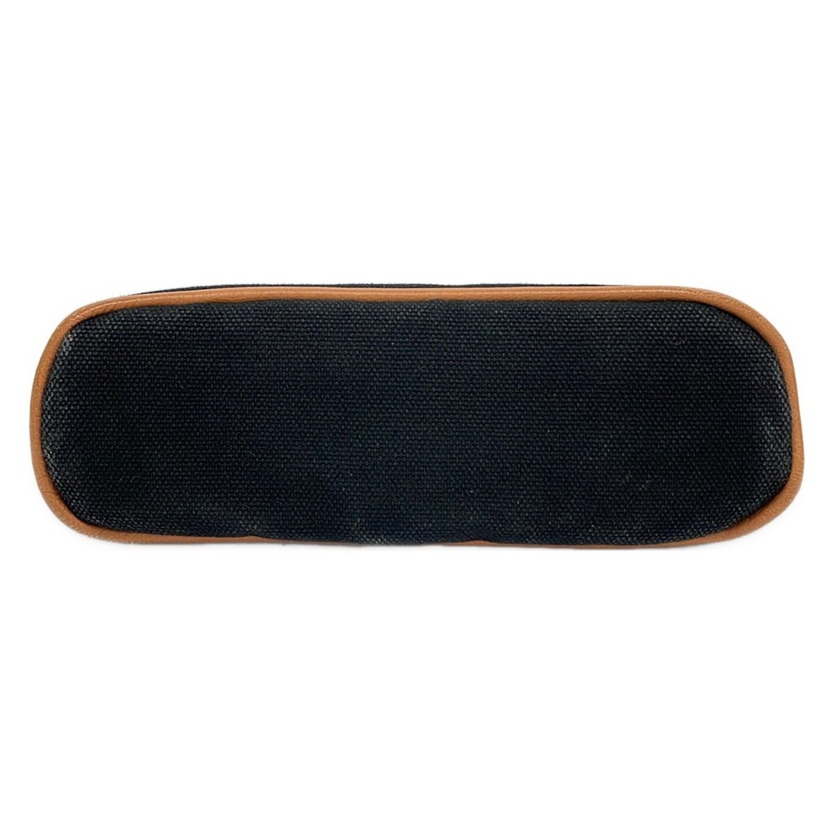 Hermes Pouch Black Brown Leather — view 3