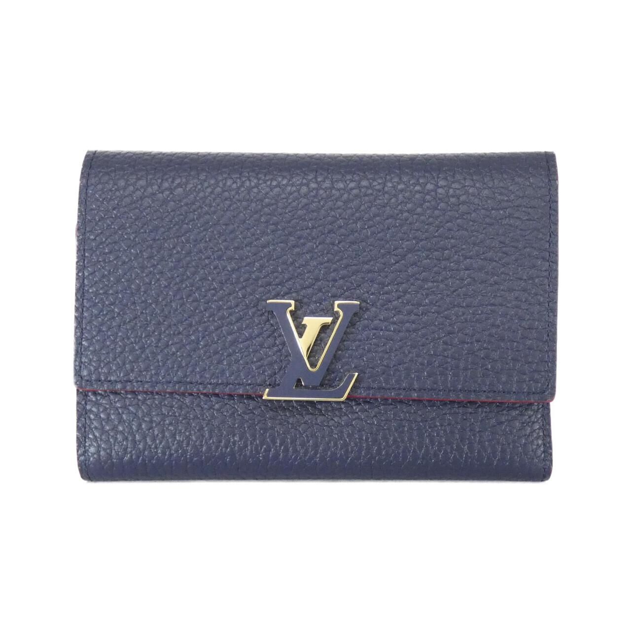 Louis Vuitton Taurillon Portefeuille Capucines Compact Wallet