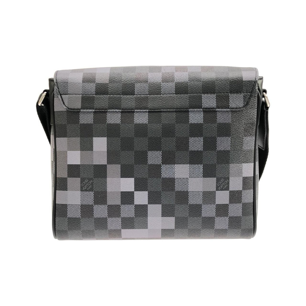 Louis Vuitton Damier Graphite Pixel District PM Shoulder — view 2