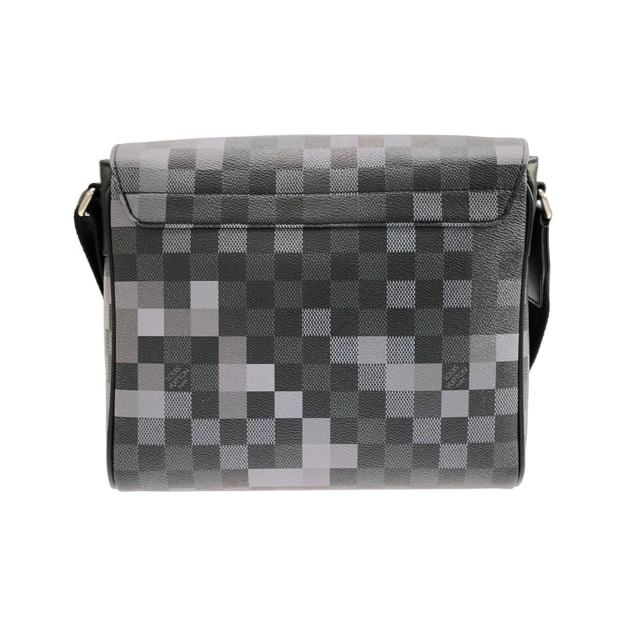Louis Vuitton Damier Graphite Pixel District PM Shoulder — view 2
