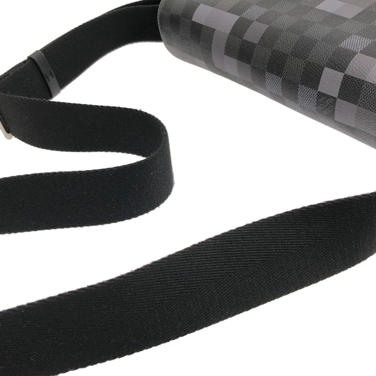 Louis Vuitton Damier Graphite Pixel District PM Shoulder — view 5