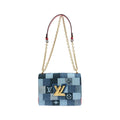 Louis Vuitton Denim Monogram Twist MM Shoulder