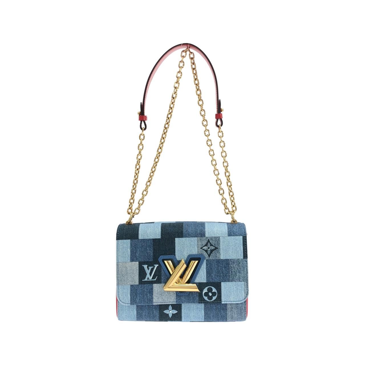 Louis Vuitton Denim Monogram Twist MM Shoulder