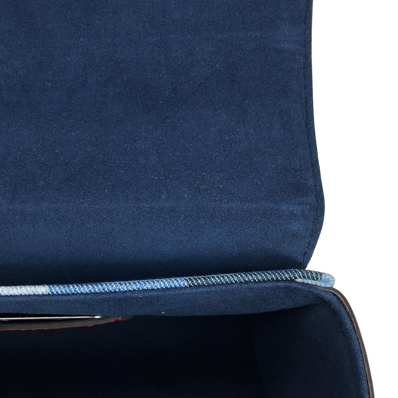 Louis Vuitton Denim Monogram Twist MM Shoulder — view 7