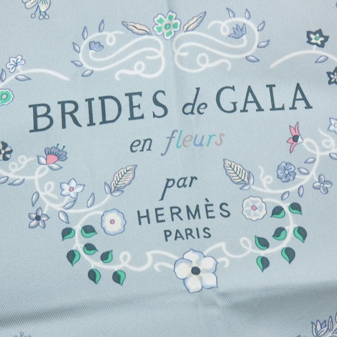 Hermes Brides de Gala en Fleurs Carre Scarf — view 2