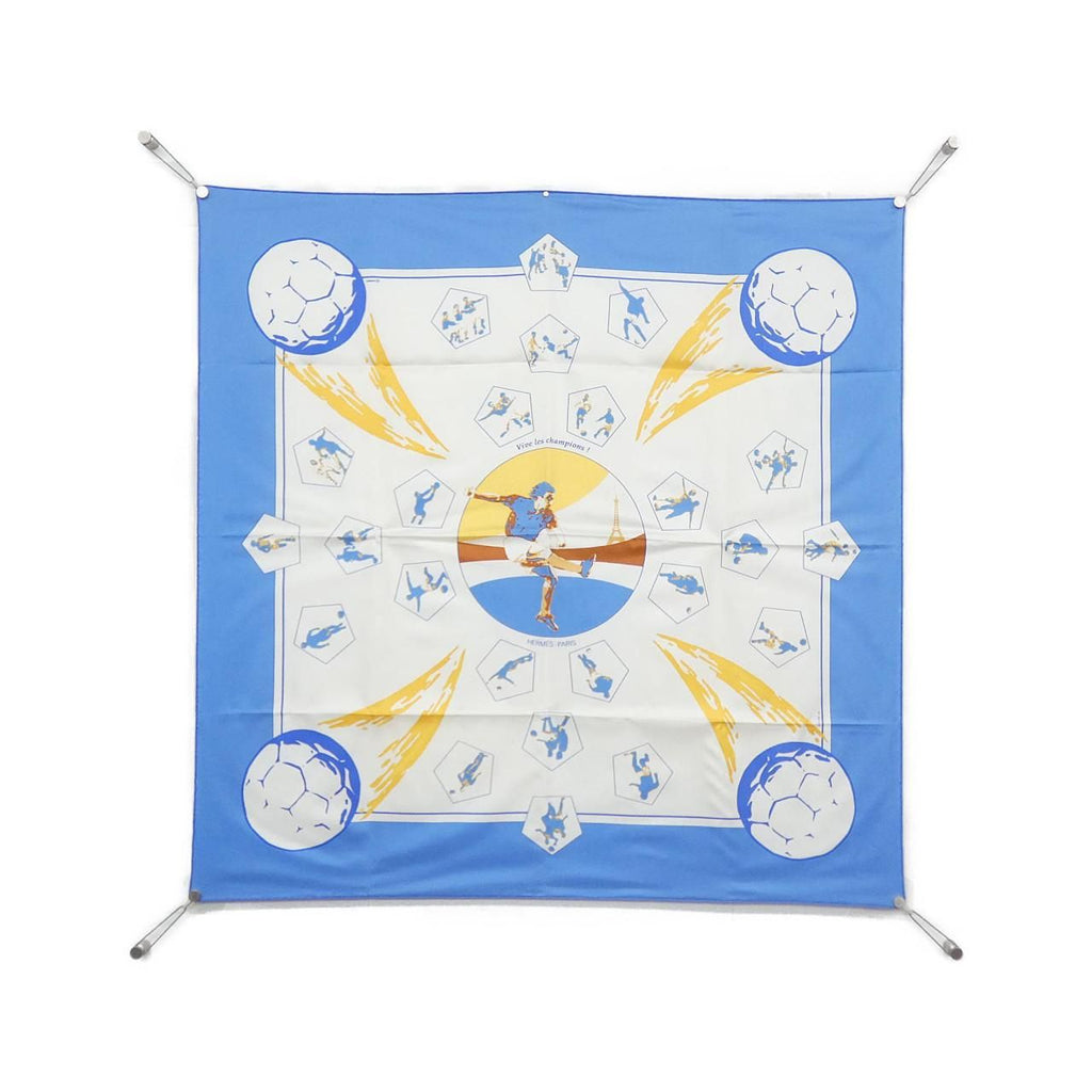 Hermes Viu les Champions Carre Scarf