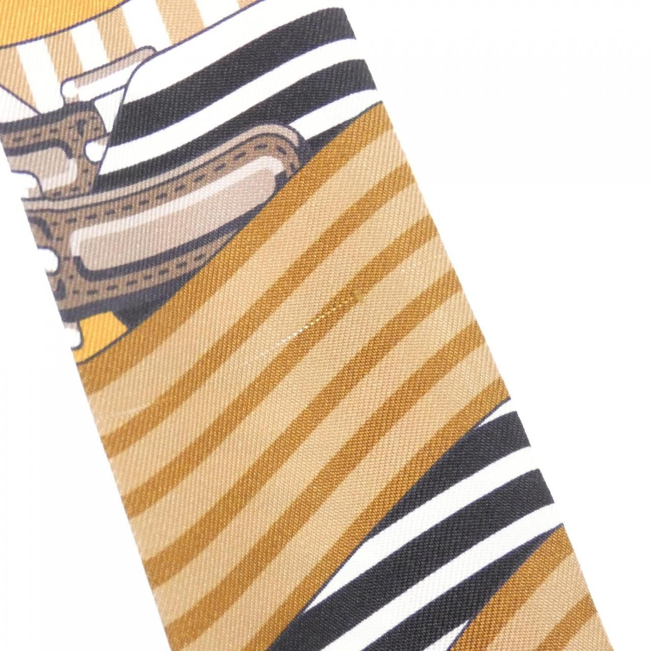 Hermes Sangles Scarf Brown — view 3