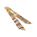 Hermes Sangles Scarf Brown