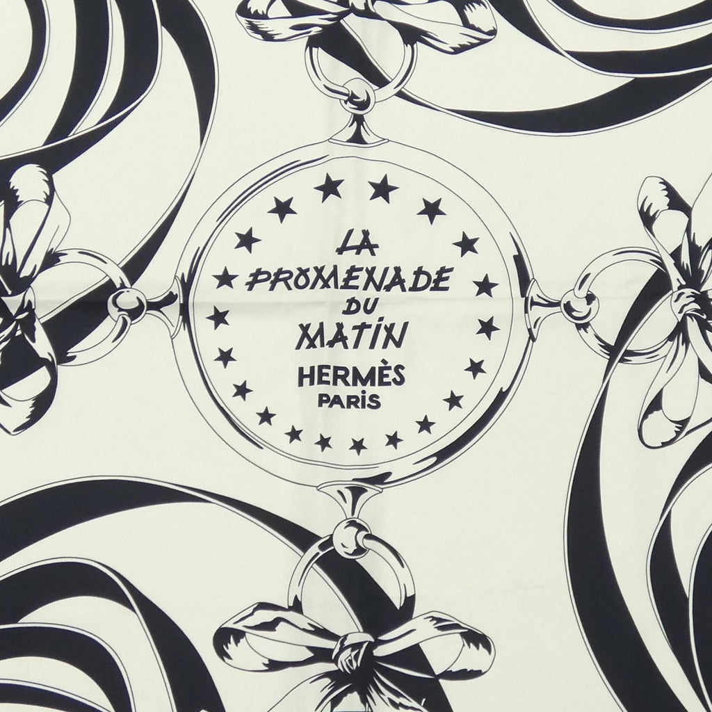 Hermes la Rpromenade du Matin Carre Double Face 140 Shawl Scarf — view 4