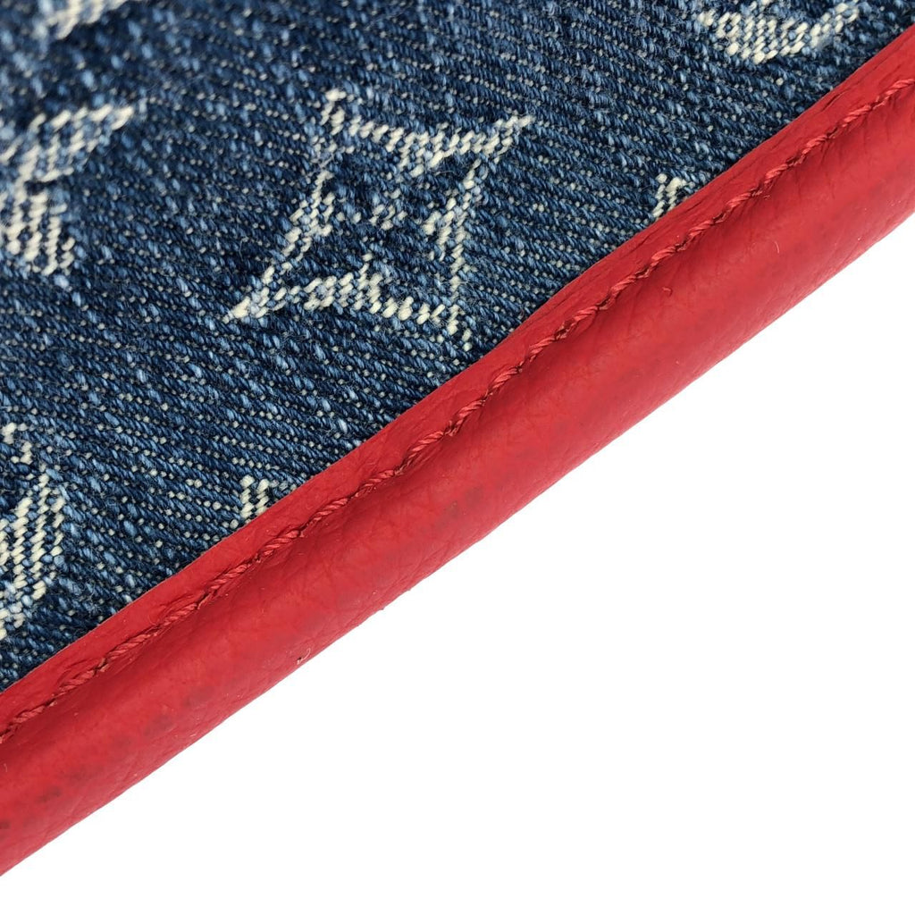 Louis Vuitton Monogram Cherry Denim Neverfull Inside Out BB — view 4