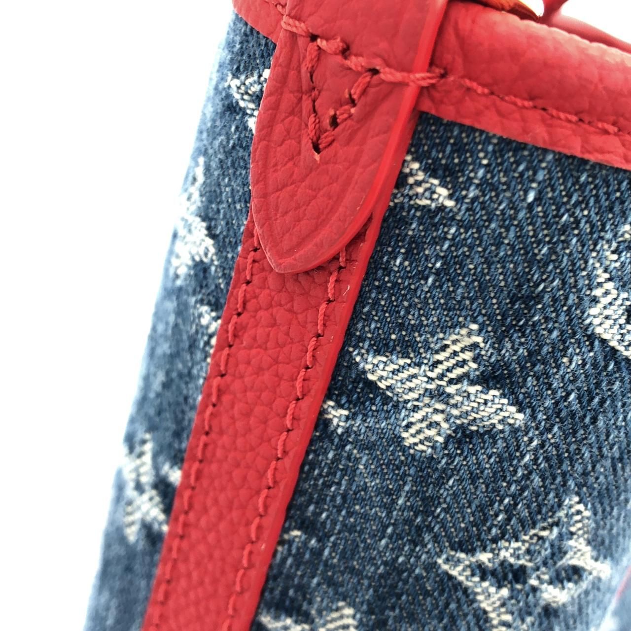 Louis Vuitton Monogram Cherry Denim Neverfull Inside Out BB — view 5