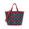 Louis Vuitton Monogram Cherry Denim Neverfull Inside Out BB
