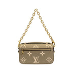 Louis Vuitton Bicolor Monogram Empreinte Pochette Metis East West Shoulder — view 2