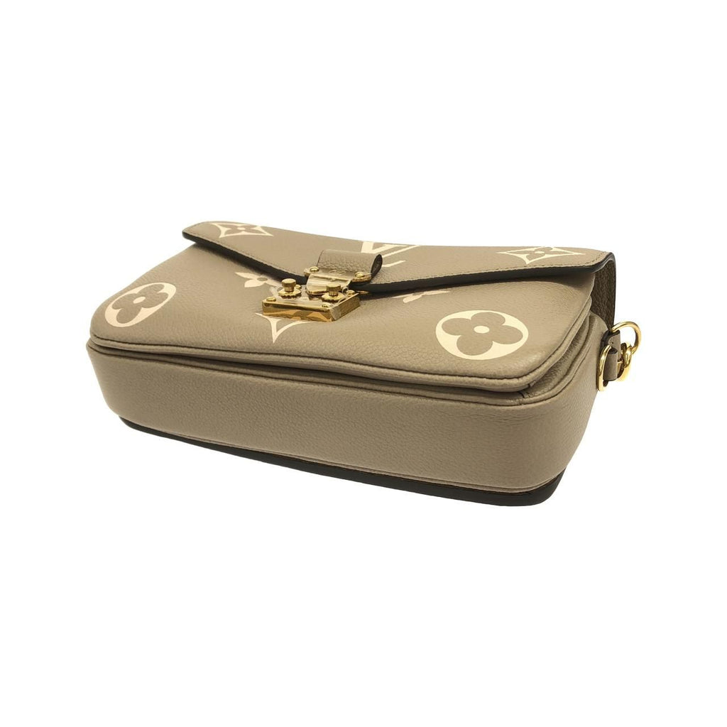 Louis Vuitton Bicolor Monogram Empreinte Pochette Metis East West Shoulder — view 3