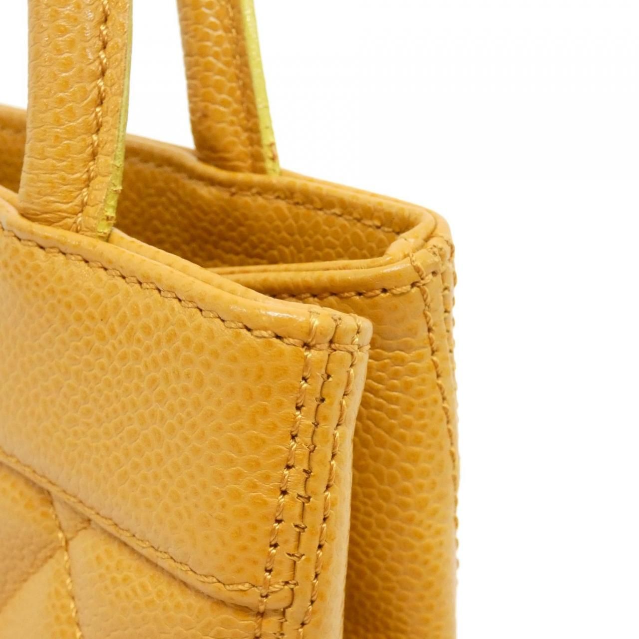 Chanel Vintage Bag Handbag Orange — view 5