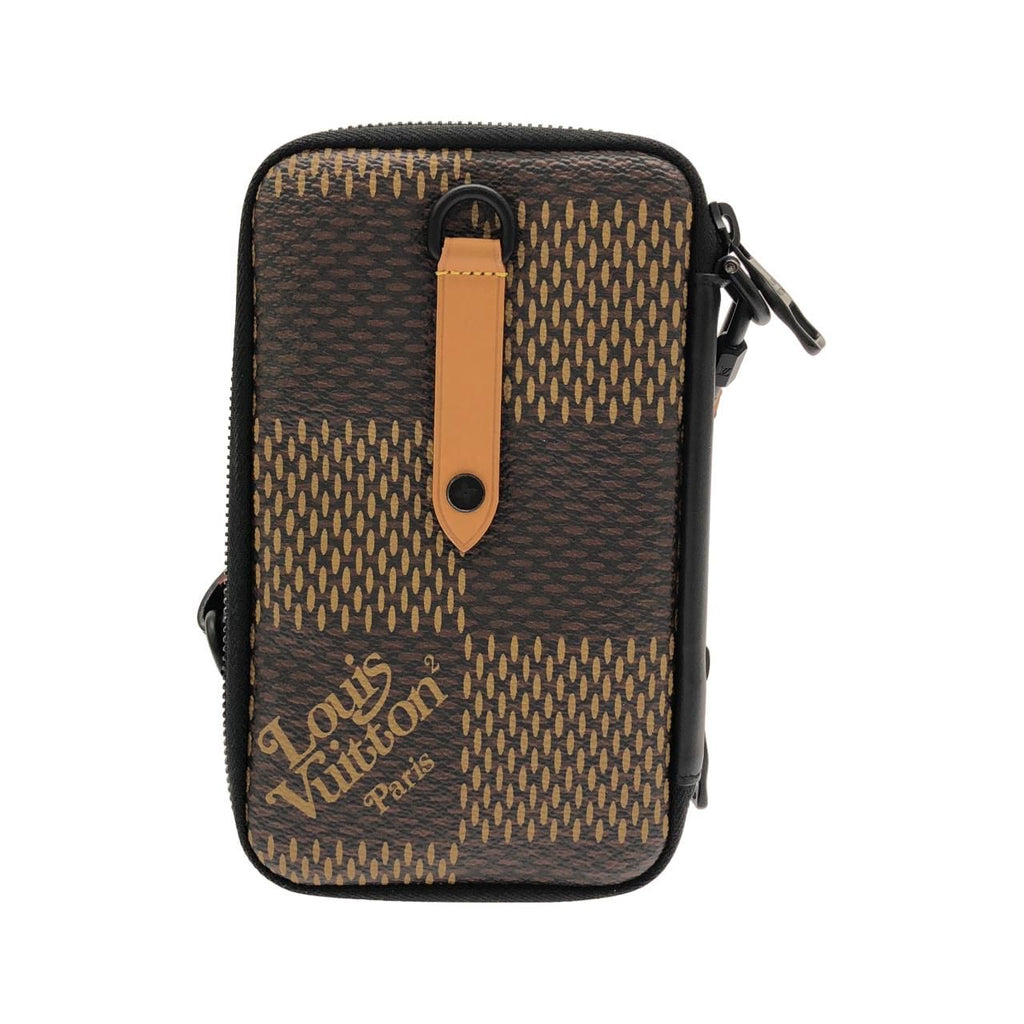 Louis Vuitton Damier Giant Double Phone Pouch Shoulder — view 2