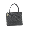 Chanel Vintage Bag Handbag Black