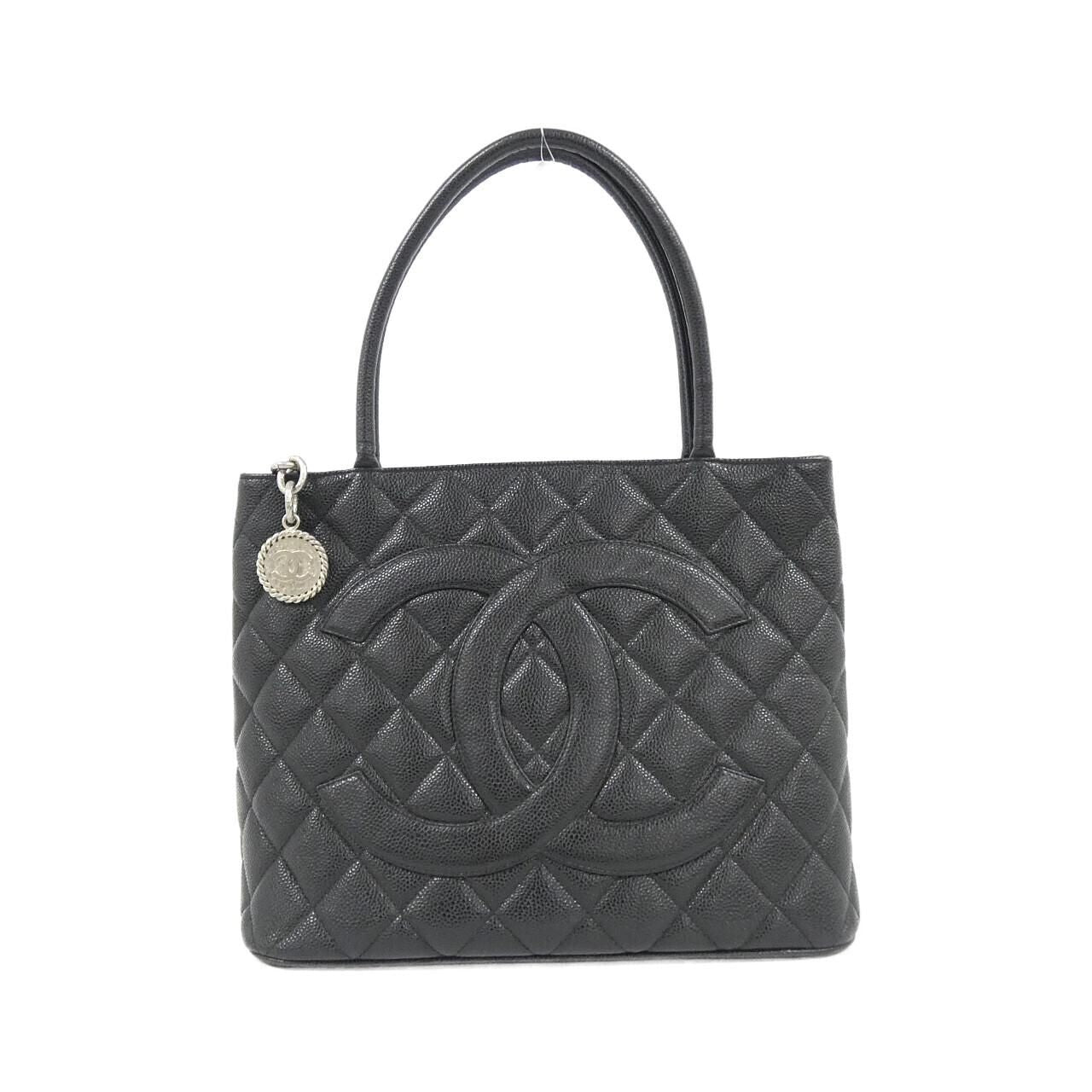 Chanel Vintage Bag Handbag Black