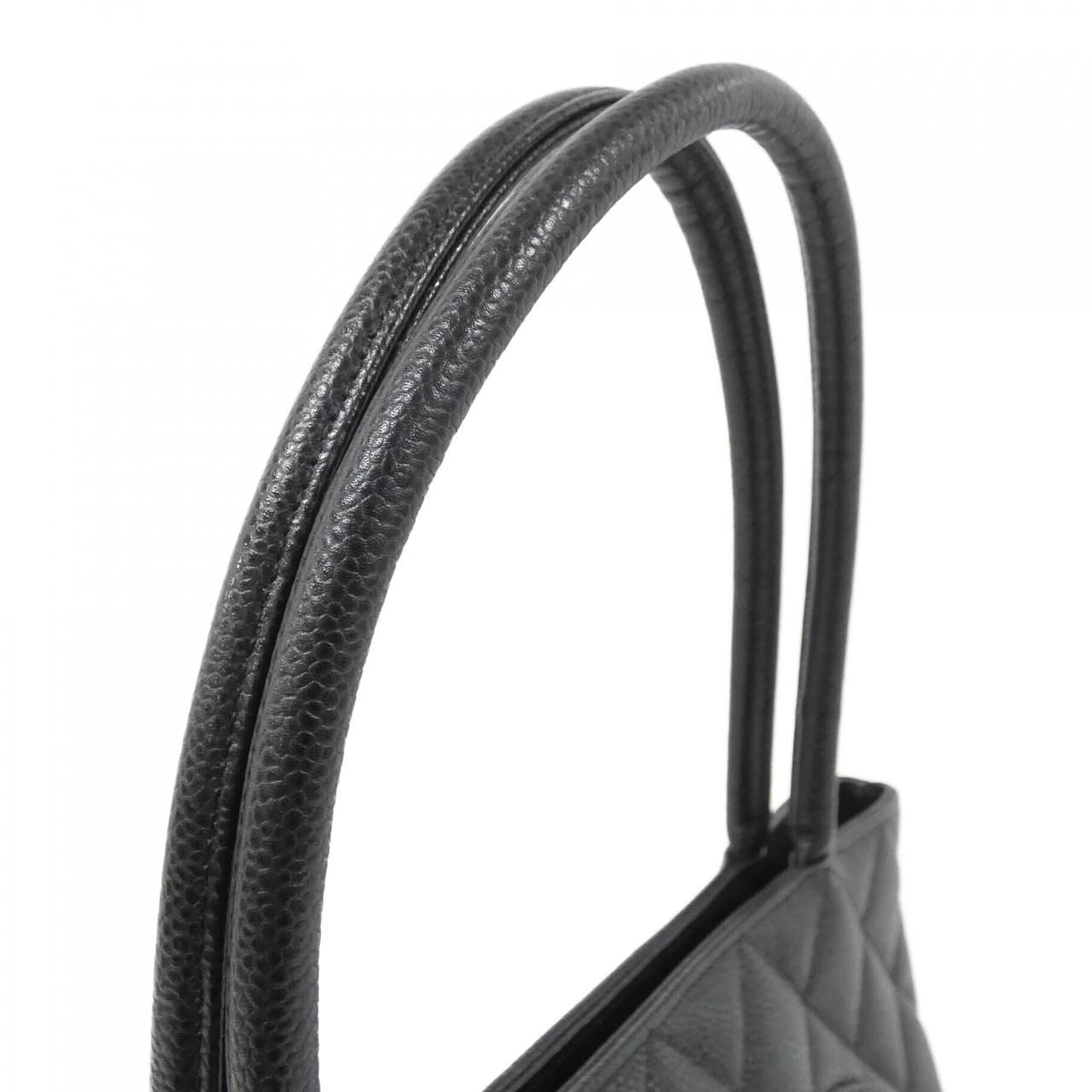 Chanel Vintage Bag Handbag Black — view 7