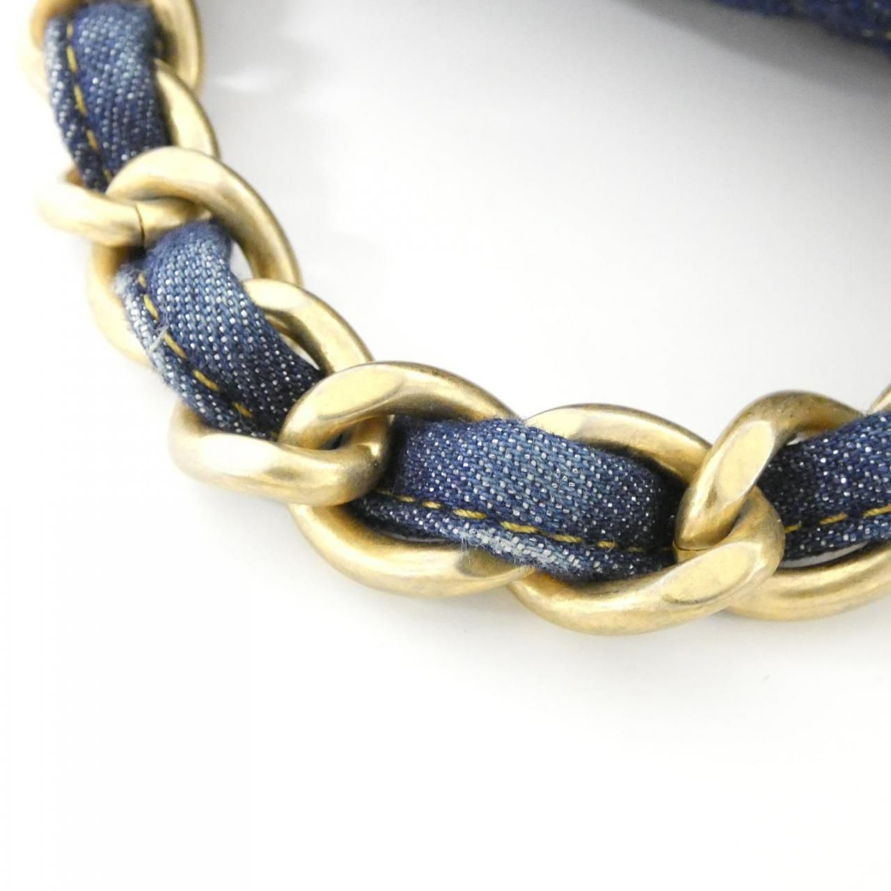 Chanel Bag Handbag Blue — view 8