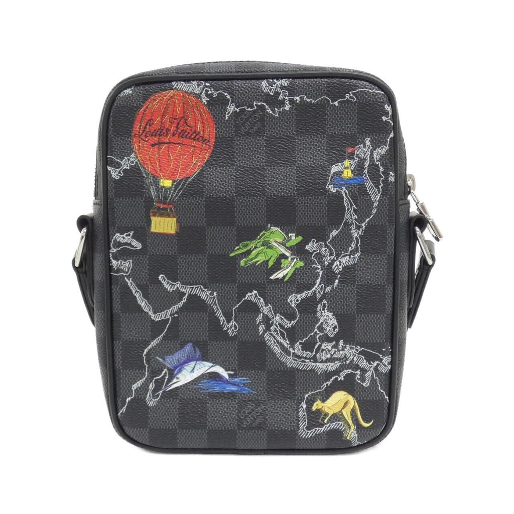 Louis Vuitton Damier Graphite Map Danube Shoulder — view 2