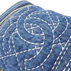 Chanel Bag Handbag Blue — view 6