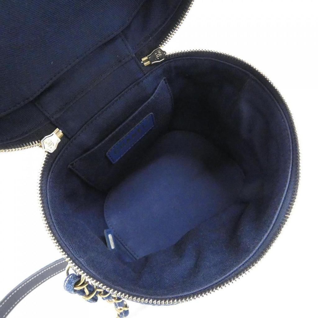 Chanel Bag Handbag Blue — view 9