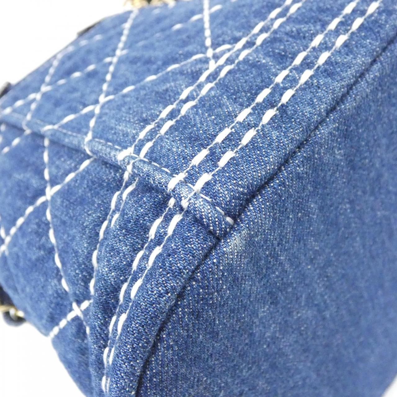 Chanel Bag Handbag Blue — view 4