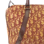Dior Trotter Boston Bag Allover Canvas Beige Brown TK — view 8