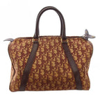 Dior Trotter Boston Bag Allover Canvas Beige Brown TK