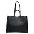 Louis Vuitton Tote Monogram Empreinte On The Go GM Noir Leather Cowhide